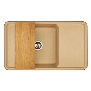 Мойка кухонная Акватон Беллис 87см латте 1A724832BS260